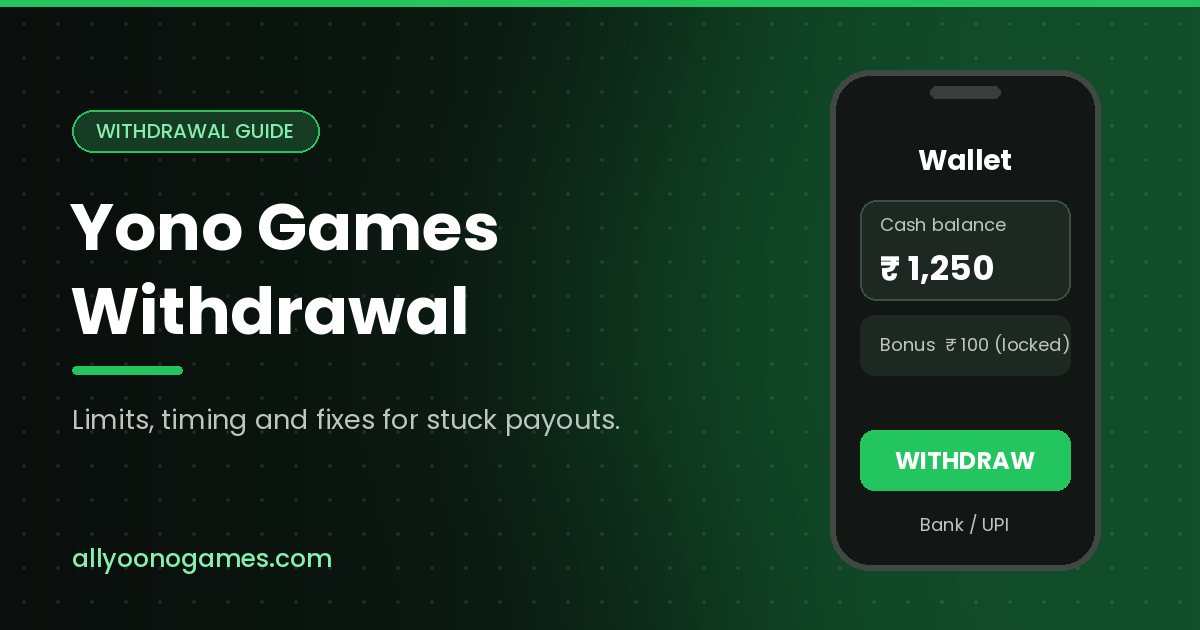 Yono games withdrawal guide – phone wallet with withdraw button
