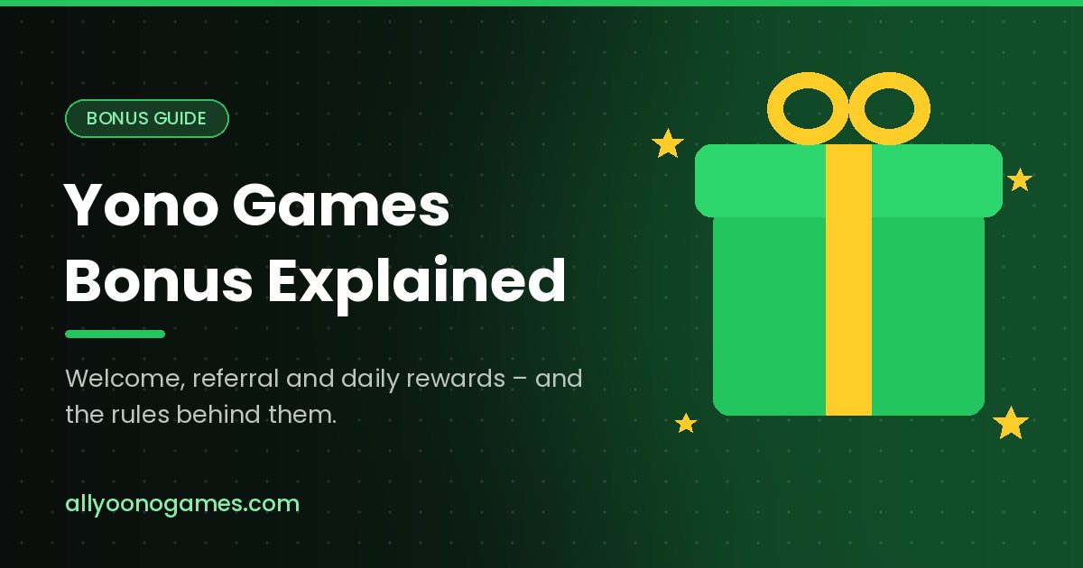 Yono games bonus explained – gift box illustration