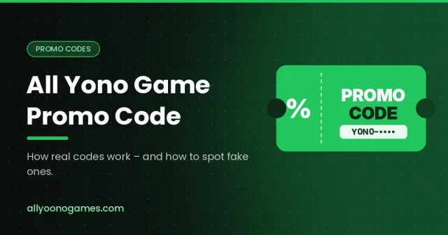 All Yono game promo code guide – coupon ticket illustration