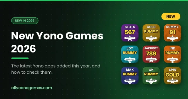 New Yono games 2026 – latest Yono app icons