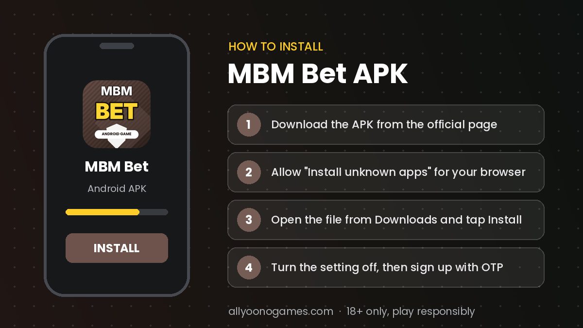 How to install MBM Bet APK on Android – step-by-step